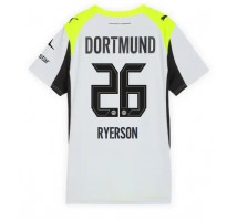 Borussia Dortmund Julian Ryerson #26 Koszulka Wyjazdowa damskie 2025-26 Krótki Rękaw